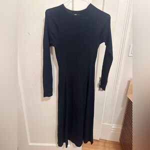 Uniqlo Classic Navy Long Sleeve Dress (Small) - only worn once